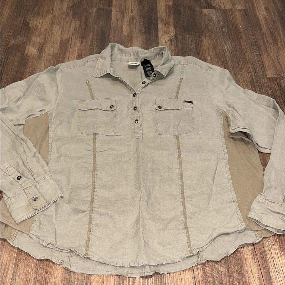 Harley-Davidson Women's 1/4 Button‎ Down Shirt size 2W